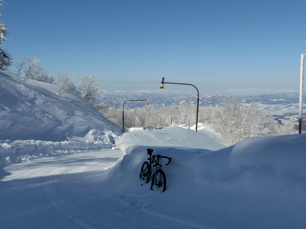 Vélo de K et le givre