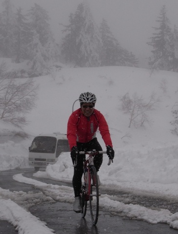 Mr.Kataoka dans la montée