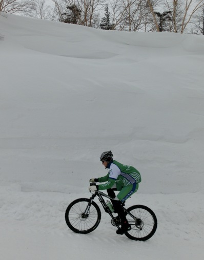 Mr.Suzuki and the snow wall