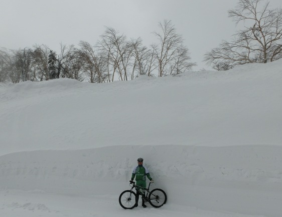 Mr.Suzuki at the Mt.Tokachidake Hot Springs