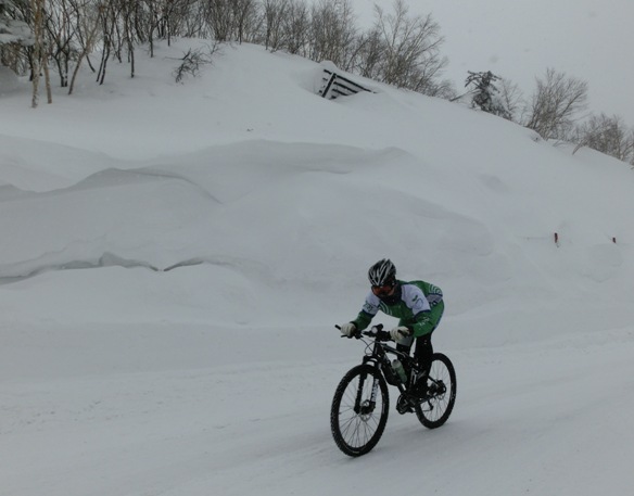 Mr.Suzuki on the descent