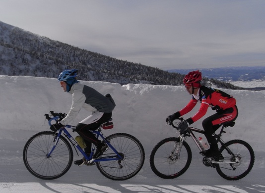 Dr.Yamamoto and K in the climb