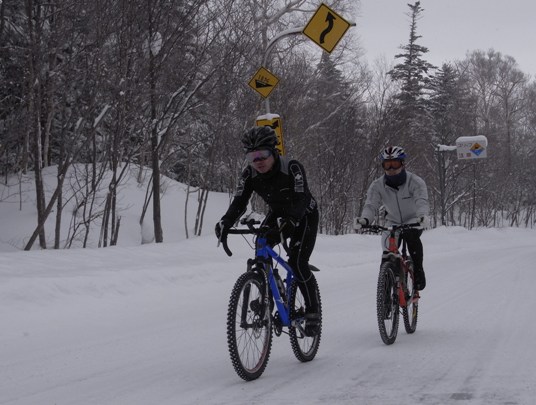 Dr.K et M.Suzuki dans la montée