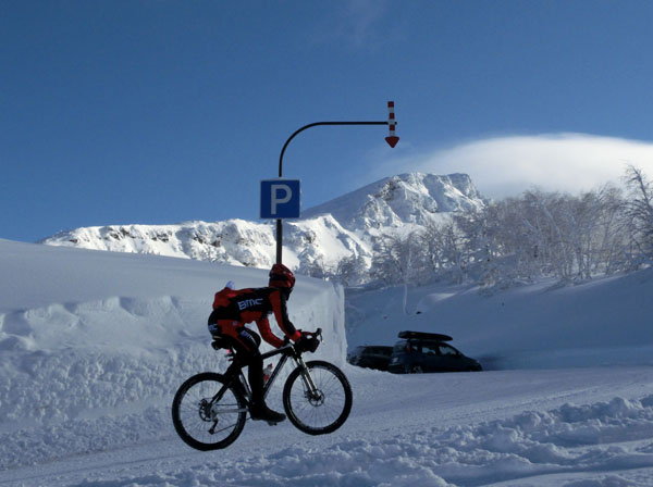 K alla stazione termale del Mt.Tokachidake