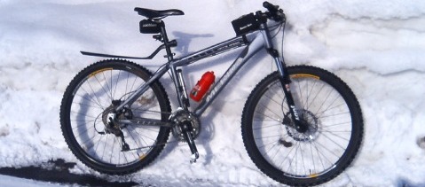 Mr.Takahashi's mountain bike