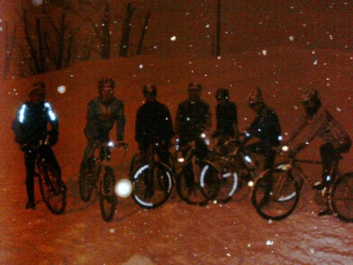 Participants de l'entraînement de la nuit