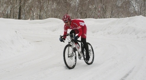 Tesseracts Driften auf dem Mt.Teine