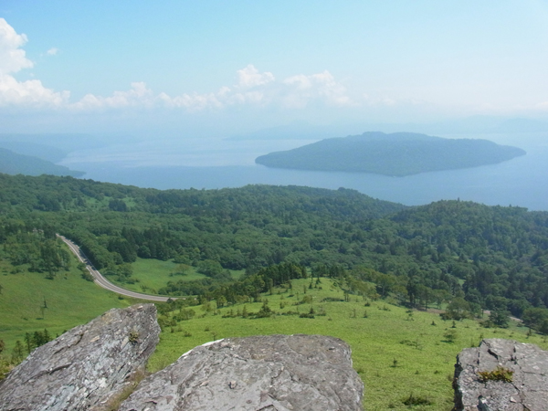 View from the Bihoro Pass