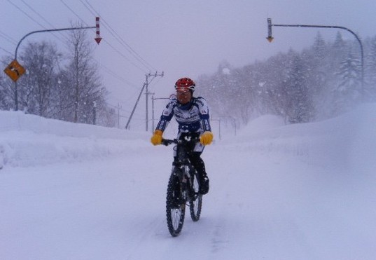 M.Takahashi sur le Col de Kenashi