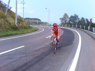 Climbing of the Kenashi pass in summer