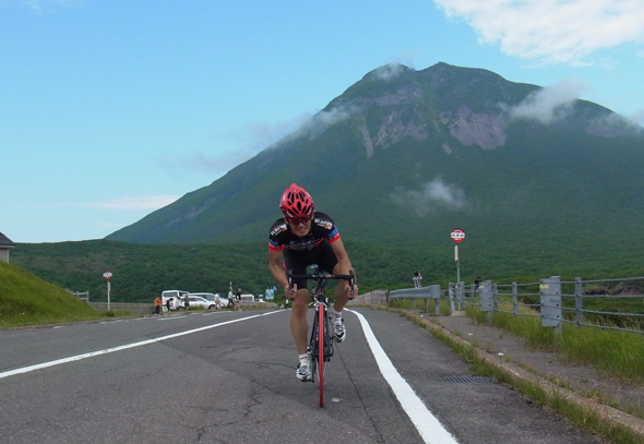 K at the summit of the Shiretoko Pass