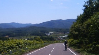 Dr.K on the ascent of the Hiyamizu Pass