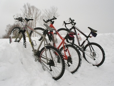 Parking bikes