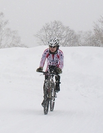 Carin nella salita del Mt.Teine