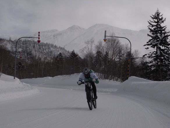 Mr.Suzuki on the downhill