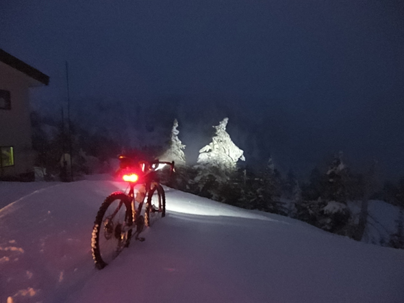 K's bike and the Mt.Furanodake