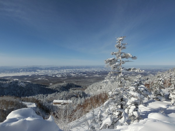 View of the city of Kamifurano